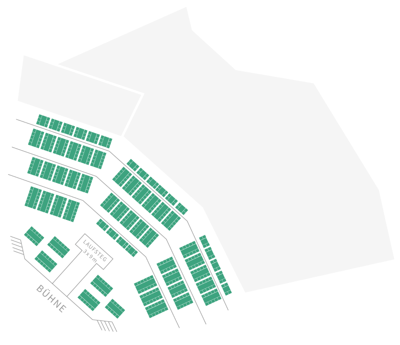 Bankett - mit Laufsteg