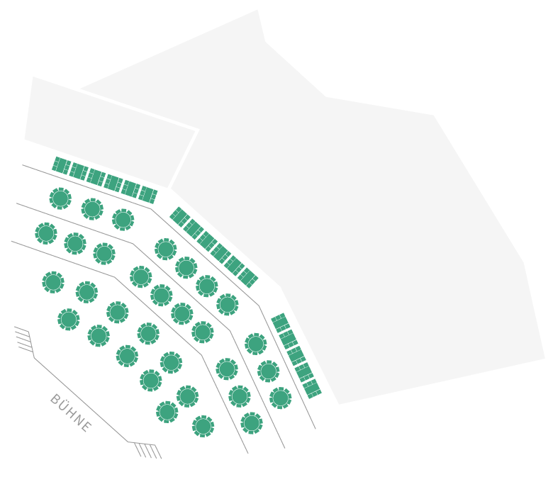 Bankett - Runde Tische