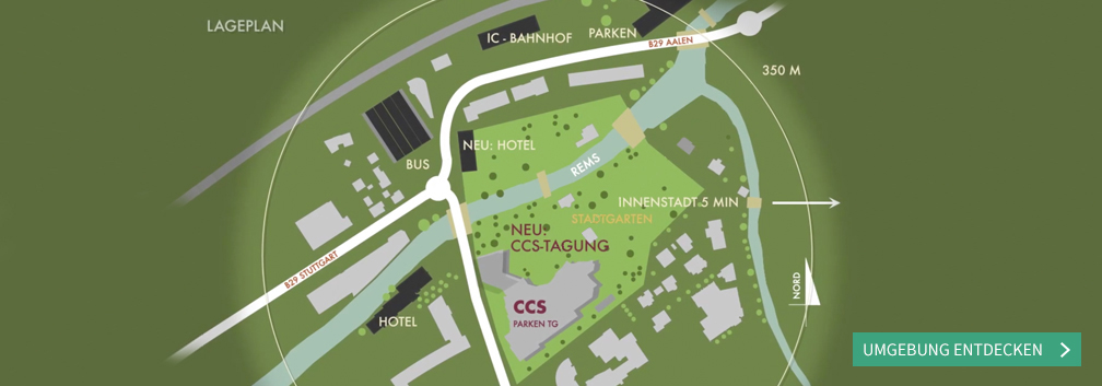 Lageplan CCS Congress-Centrum Stadtgarten in Schwäbisch Gmünd